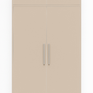 beige modular almirah